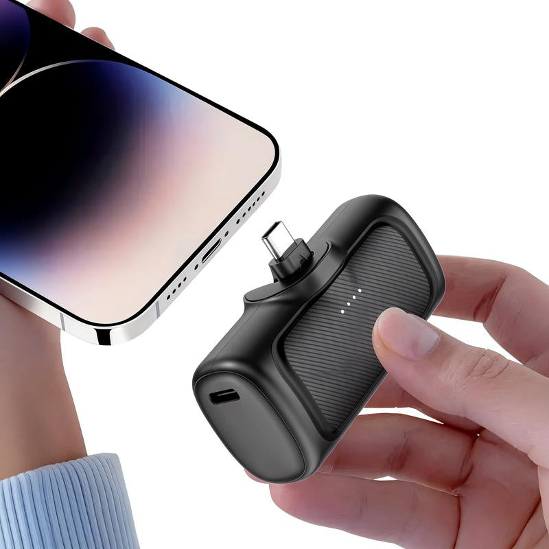 22.5W Fast Output with 5000Mah Mini Portable Charger, Featuring Both Type-C for Universal Compatibility with Ios and Android Devices. Its Compact Design Includes Power Display for Accurate Battery Monitoring.
