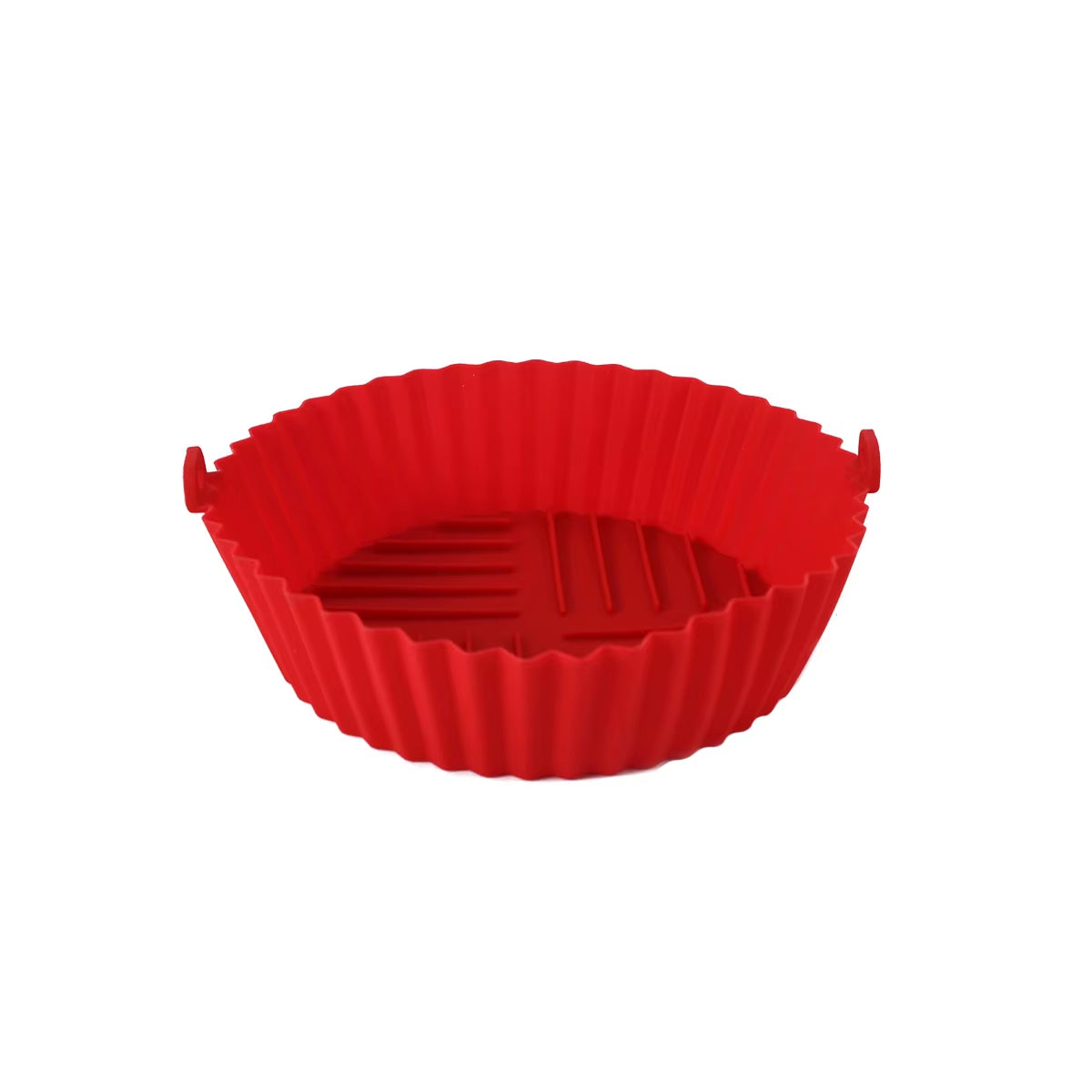 1PC Silicone Air Fryer Baking Tray Circular Foldable Food Grade High Temperature Resistant and Easy to Clean Oven Mat