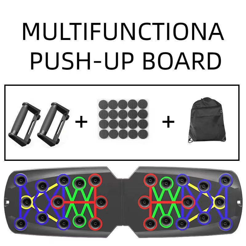 Portable Multifunctional Push-Up Board - Fitness and Muscle Training Device Home Workout Set Foldable Push up Bar Resistance