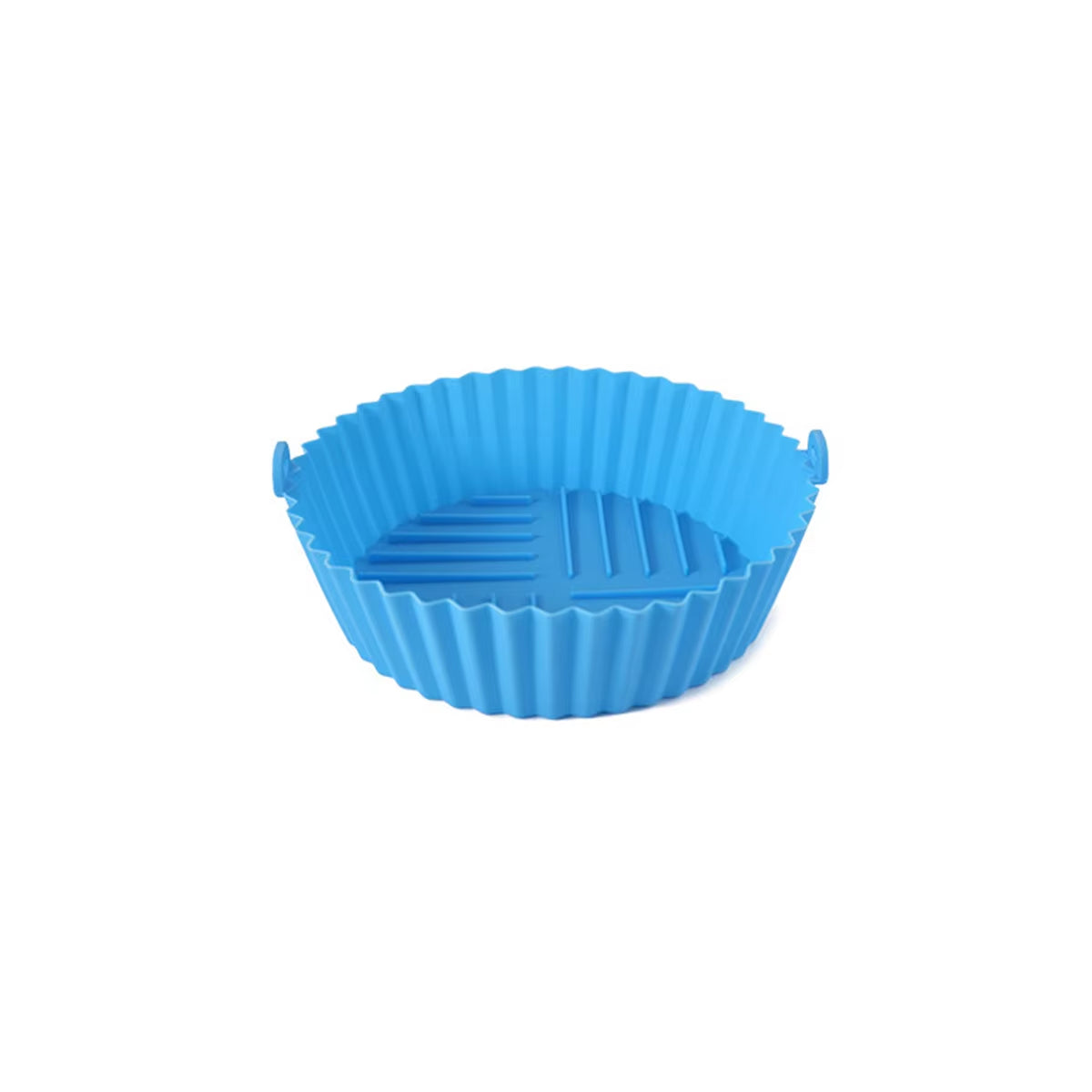 1PC Silicone Air Fryer Baking Tray Circular Foldable Food Grade High Temperature Resistant and Easy to Clean Oven Mat