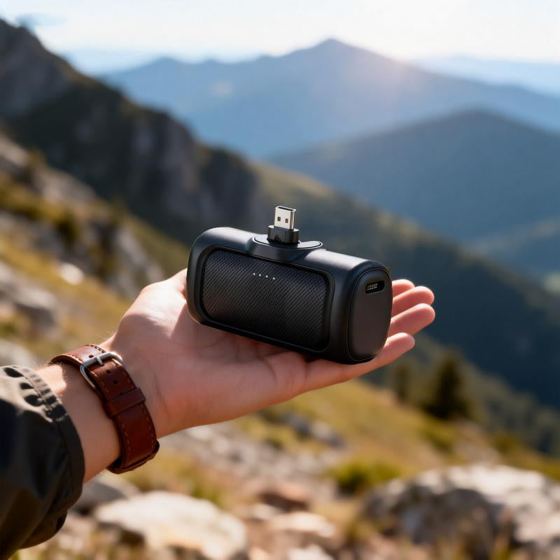 22.5W Fast Output with 5000Mah Mini Portable Charger, Featuring Both Type-C for Universal Compatibility with Ios and Android Devices. Its Compact Design Includes Power Display for Accurate Battery Monitoring.