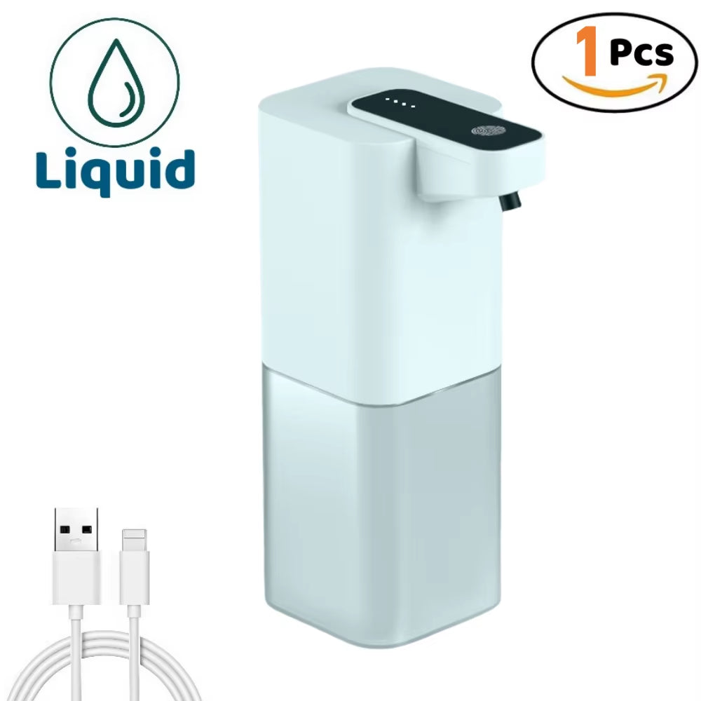 Automatic Liquid/Foma Soap Dispenser, Touchless Electric Dispenser, USB Rechargeable with Infrared Sensor for Bathroom,Kitchen