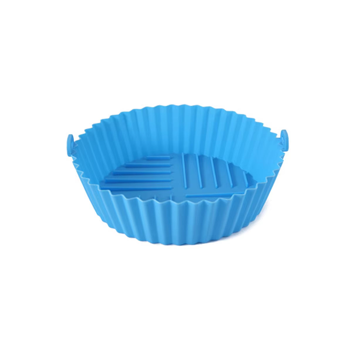 1PC Silicone Air Fryer Baking Tray Circular Foldable Food Grade High Temperature Resistant and Easy to Clean Oven Mat