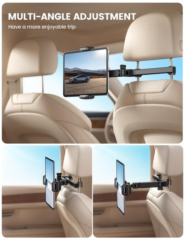 RoadMate Adjustable Backseat Tablet Mount